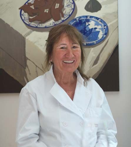 Carmen, una de las responsables de Taktika Berri, sonriendo.