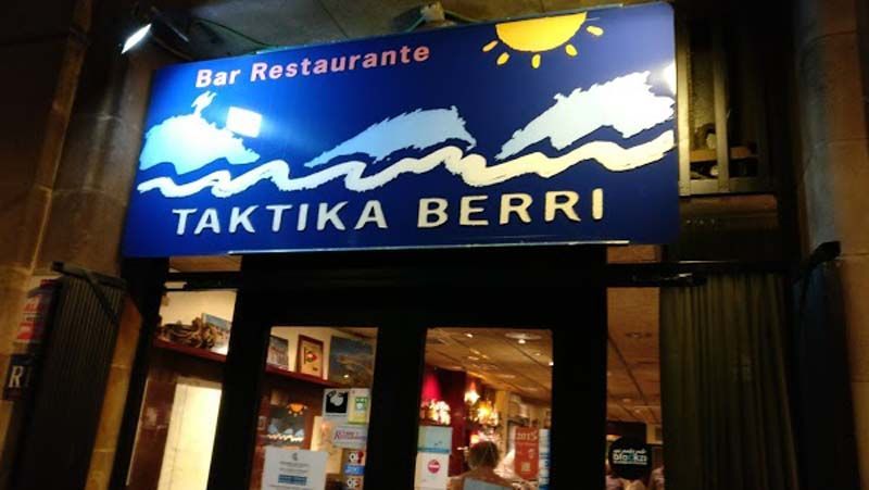 Exterior del restaurante Taktika Berri.
